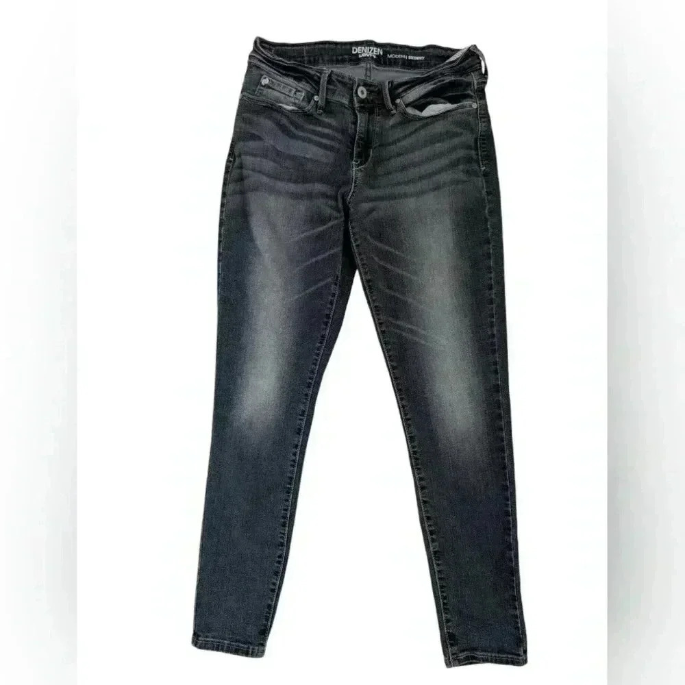 Denizen Women's Mid-Rise Skinny Jeans Blue Cotton SZ 4 S
